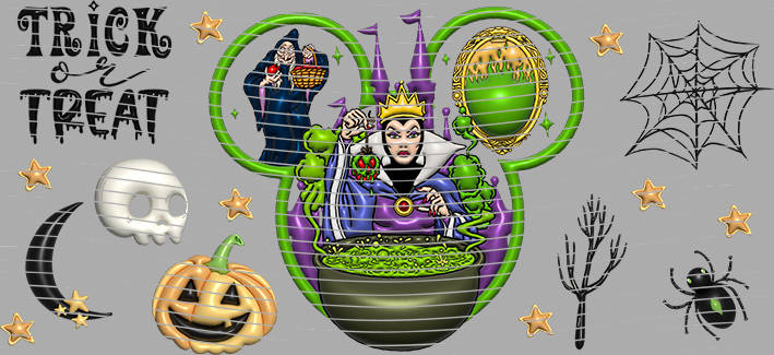 16oz Disney style-D-758